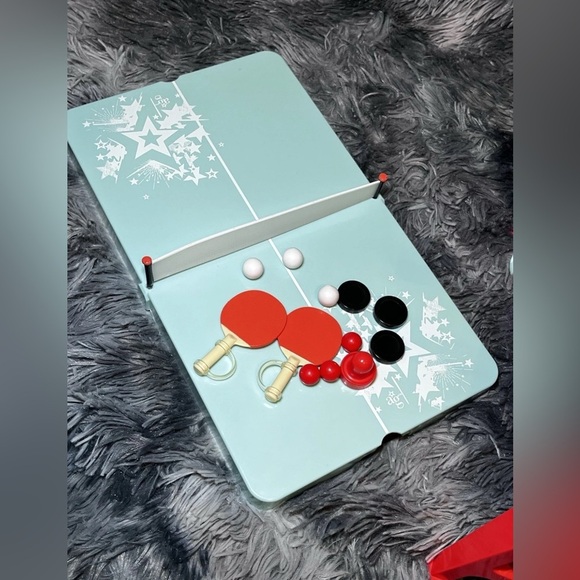 American Girl Doll 3-in-1 Game Night Table Foosball Ping Pong Air Hockey - Picture 5 of 10